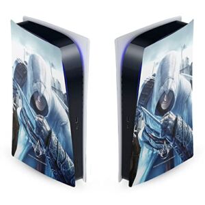 Head Case Designs Officially Licensed Assassin’s Creed Key Art Altaïr Graphics Vinyl Faceplate Sticker Gaming Skin Decal Cover Compatible With Sony PlayStation 5 PS5 Digital Edition Console