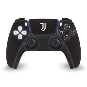 Head Case Designs Officially Licensed Juventus Football Club Typography Art Vinyl Faceplate Sticker Gaming Skin Decal Cover Compatible With Sony PlayStation 5 PS5 DualSense Controller