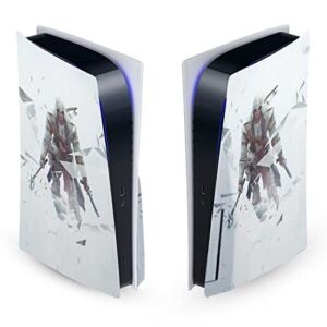 Head Case Designs Officially Licensed Assassin’s Creed Connor III Graphics Vinyl Faceplate Sticker Gaming Skin Decal Cover Compatible With Sony PlayStation 5 PS5 Disc Edition Console