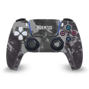 Head Case Designs Officially Licensed Juventus Football Club Monochrome Splatter Logo Art Vinyl Faceplate Sticker Gaming Skin Decal Cover Compatible With Sony PlayStation 5 PS5 DualSense Controller