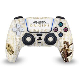 Head Case Designs Officially Licensed Assassin’s Creed Eye Of Horus Origins Graphics Matte Vinyl Faceplate Sticker Gaming Skin Decal Cover Compatible With Sony PlayStation 5 PS5 DualSense Controller