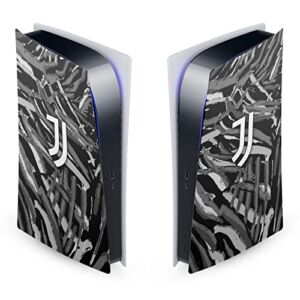 Head Case Designs Officially Licensed Juventus Football Club Abstract Brush Art Vinyl Faceplate Sticker Gaming Skin Decal Cover Compatible With Sony PlayStation 5 PS5 Digital Edition Console