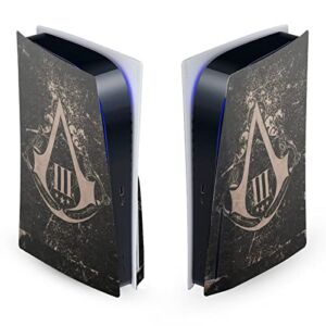 Head Case Designs Officially Licensed Assassin’s Creed Old Notebook III Graphics Vinyl Faceplate Sticker Gaming Skin Decal Cover Compatible With Sony PlayStation 5 PS5 Disc Edition Console