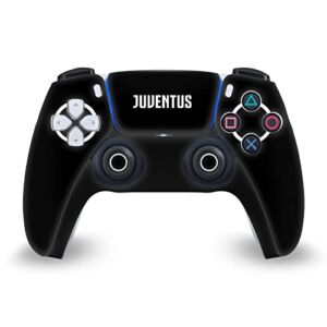 Head Case Designs Officially Licensed Juventus Football Club Logo Pattern Art Vinyl Faceplate Sticker Gaming Skin Decal Cover Compatible With Sony PlayStation 5 PS5 DualSense Controller