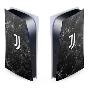 Head Case Designs Officially Licensed Juventus Football Club Black Marble Art Vinyl Faceplate Sticker Gaming Skin Decal Cover Compatible With Sony PlayStation 5 PS5 Digital Edition Console