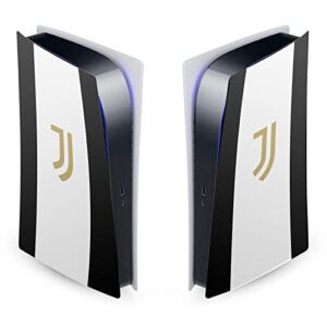 Head Case Designs Officially Licensed Juventus Football Club Black Stripes Art Vinyl Faceplate Sticker Gaming Skin Decal Cover Compatible With Sony PlayStation 5 PS5 Digital Edition Console