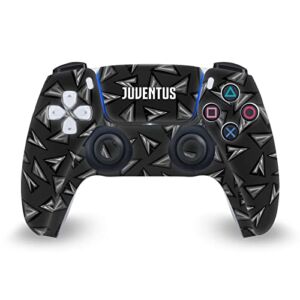Head Case Designs Officially Licensed Juventus Football Club Geometric Pattern Art Vinyl Faceplate Sticker Gaming Skin Decal Cover Compatible With Sony PlayStation 5 PS5 DualSense Controller