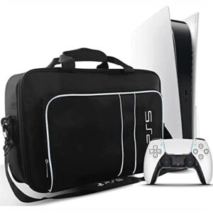 Carry Case Compatible for PS5, Carrying Travel Case with Zinc Alloy Zippers, for Playstation 5 Console, Controllers and Accessories