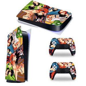 Super Xayda-PS5 Skin Stickers Decal Full Body Vinyl Cover for Playstation 5 Console and Controllers (only fit with Ps5 Disc Version)