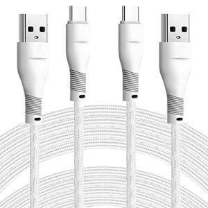 PS5 Controller Charger Cable,2Pack 15FT Charging Cord for Playstation 5 DualSense,for Xbox Series X/S Controller,for Nintendo Switch/Lite/OLED,Samsung S21 S20 S22 Plus FE,A52 A32 A12 A13 5G,USB C to A