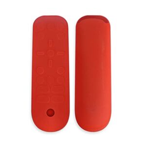 Remote Control Case Cover Compatible for PS5 Sony PlayStation Remote Control Game Console Cover Soft Silicone Protective Remote Control Media Cover Sleeve (red)