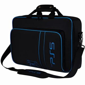 Alltripal PS5 Carrying Case, Case Travel Bag Compatible with PlayStation 5 Console, Protective Shoulder Storage Bag for PS5 Disc/Digital Edition Headset/Controller/Stand/Game Cards & Accessories