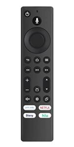 NS-RCFNA-21 Replaced Voice Remote fit for Insignia Fire TV NS-42F201NA22 NS-NS-24F202NA22 NS-32F202NA22 NS-50F501NA22 NS-55F501NA22 NS-65F501NA22 NS-70F501NA22 NS-43F301NA22 NS-58F301NA22