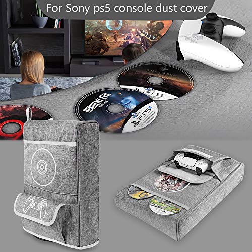 Anti-Dust Cover for PS5 Sony Playstation 5 Console Cover Case,Dust Cover for PS5 (GRAY) | The Storepaperoomates Retail Market - Fast Affordable Shopping