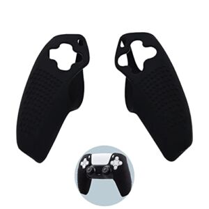 Toxxos PS5 handle split silicone protective cover particle anti-fall non-slip protective cover ps5 handle silicone cover (black)