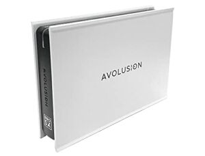 Avolusion Mini Pro-5X 3TB USB 3.0 Portable External Gaming PS5 Hard Drive – White (PS5 Pre-Formatted) – 2 Year Warranty