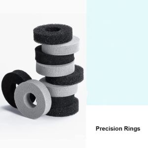 Precision Rings Compatible for Switch Pro/PS4/XBox One, Aim Assist Motion Rings Thumbstick Grips Ring Shock Absorber Rings Analog Stick Target Ring Console Accessories