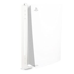 Wall Mount for PS5, Steel Wall Mount for Playstation 5 Disc and Digital Versions (White)