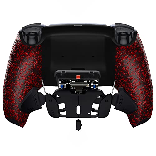 eXtremeRate Surreal Lava Faceplate Touchpad & Textured Red Programable RISE4 Remap Kit Compatible with ps5 Controller BDM-010 & BDM-020 – Controller NOT Included | The Storepaperoomates Retail Market - Fast Affordable Shopping
