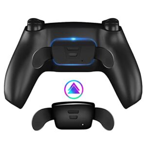 PS5 Controller Back Button Attachment with Turbo Function，Back Paddles Kit with Upgrade Board & Redesigned Back Shell for PS5 Controller BDM-010 & BDM-020 – Controller NOT Included