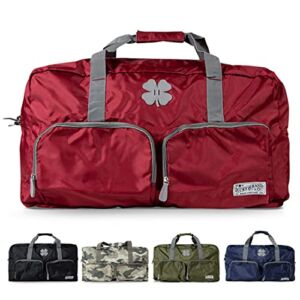 Lucky Travel Duffel Bag 65L, Gym Bag & Large Duffle Bag for Men, Foldable Overnight Bag for Women & Men with Adjustable Shoulder Strap