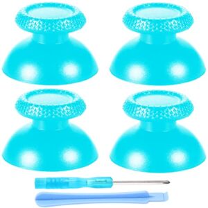 Replacement Thumbsticks,Analog Thumb Sticks Repair kit for PS5 Controller,fit for PS4 Controller -Light Blue