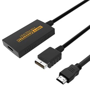IQIKU PS2 HDMI Adapter , HDMI Converter for PS1/PS2 with True RGB Signal Output in 720p/1080p Resolution