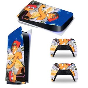 Adventure of Detective – PS5 Skin for Playstation 5 Disc Edition with Console and Controller Full Set