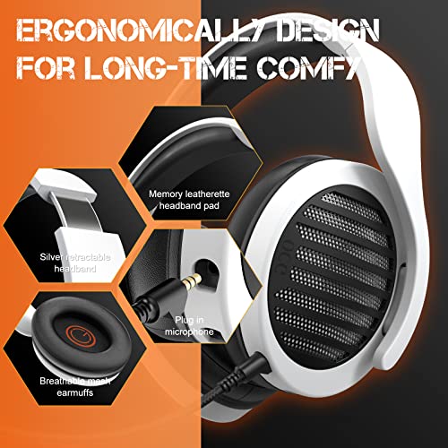 Wireless Gaming Headset, OCG Bluetooth Headphones with Microphone 2.4GHz USB Connection for PC, PS5,Smartphone,MacBook,Notebook,Tablet 50mm Drivers Gamer Wireless Headsets | The Storepaperoomates Retail Market - Fast Affordable Shopping
