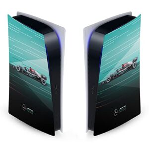 Head Case Designs Officially Licensed Mercedes-AMG Petronas F1 Team Car Graphics Vinyl Faceplate Sticker Gaming Skin Decal Cover Compatible With Sony PlayStation 5 PS5 Digital Edition Console