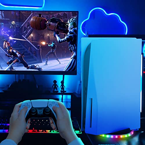 PS5 LED Light Stand, PS5 Base LED Light, RGB PS5 LED Light, RGB LED Light Assecories Stand for PS5 Console (Disc & Digital) | The Storepaperoomates Retail Market - Fast Affordable Shopping