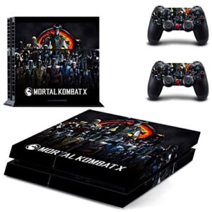 For PS4 Normal – Game Mortal Best Ninja Kombat PS4 or PS5 Skin Sticker For PlayStation 4 or 5 Console and 2 Controllers Decal Vinyl V5990