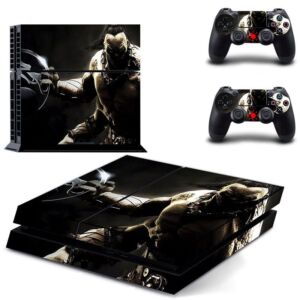 For PS4 Normal – Game Mortal Best Ninja Kombat PS4 or PS5 Skin Sticker For PlayStation 4 or 5 Console and 2 Controllers Decal Vinyl V5924