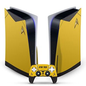 Head Case Designs Officially Licensed Star Trek Uniform Command The Original Series Assorted Vinyl Faceplate Sticker Gaming Skin Decal Cover Compatible With PS5 Disc Console & DualSense