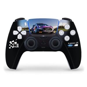 Head Case Designs Officially Licensed M-Sport Ford World Rally Team Ford Puma Purple Livery Graphics Vinyl Faceplate Gaming Skin Decal Compatible With Sony PlayStation 5 PS5 DualSense Controller