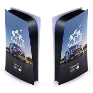 Head Case Designs Officially Licensed M-Sport Ford World Rally Team Ford Puma Purple Livery Graphics Vinyl Faceplate Gaming Skin Decal Compatible With Sony PlayStation 5 PS5 Digital Edition Console