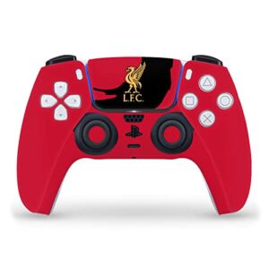 Head Case Designs Officially Licensed Liverpool Football Club Sweep Stroke Art Vinyl Faceplate Sticker Gaming Skin Decal Cover Compatible With Sony PlayStation 5 PS5 DualSense Controller