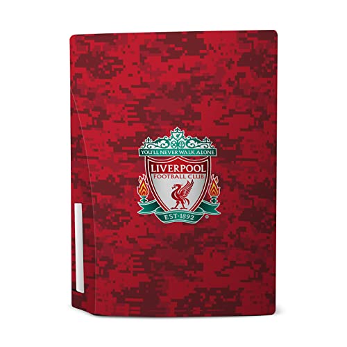 Head Case Designs Officially Licensed Liverpool Football Club Crest Red Camouflage Art Vinyl Faceplate Gaming Skin Decal Compatible With Sony PlayStation 5 PS5 Disc Console & DualSense Controller | The Storepaperoomates Retail Market - Fast Affordable Shopping