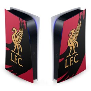 Head Case Designs Officially Licensed Liverpool Football Club Sweep Stroke Art Vinyl Faceplate Sticker Gaming Skin Decal Cover Compatible With Sony PlayStation 5 PS5 Digital Edition Console