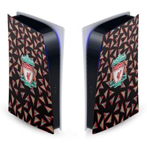 Head Case Designs Officially Licensed Liverpool Football Club Geometric Pattern Art Vinyl Faceplate Sticker Gaming Skin Decal Cover Compatible With Sony PlayStation 5 PS5 Digital Edition Console