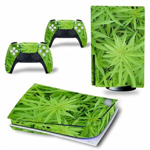 WREXIL LEEWEE for PS5 Skin Disc Edition & Digital Edition Console and Controller Vinyl Cover Skins Wraps Scratch Resistant, Compatible 21346 No Foaming (Size : Disc Version)