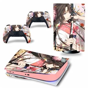 Top factory BUCEN for PS5 Skin Disc Edition & Digital Edition Console and Controller Vinyl Cover Skins Wraps Scratch Resistant, Compatible 21515 Anti Scratch (Size : Digital Edition)
