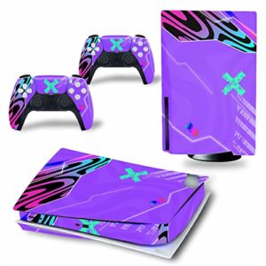 Top factory BUCEN for PS5 Skin Disc Edition & Digital Edition Console and Controller Vinyl Cover Skins Wraps Scratch Resistant, Compatible 32355 Anti Scratch (Size : Digital Edition)
