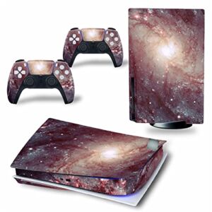 WREXIL LEEWEE for PS5 Skin Disc Edition & Digital Edition Console and Controller Vinyl Cover Skins Wraps Scratch Resistant, Compatible 21089 No Foaming (Size : Digital Edition)