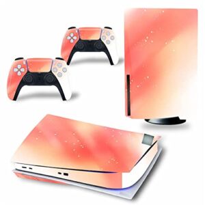 WREXIL LEEWEE for PS5 Skin Disc Edition & Digital Edition Console and Controller Vinyl Cover Skins Wraps Scratch Resistant, Compatible 08986 No Foaming (Size : Disc Version)