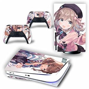 Top factory BUCEN for PS5 Skin Disc Edition & Digital Edition Console and Controller Vinyl Cover Skins Wraps Scratch Resistant, Compatible 55737 Anti Scratch (Size : Digital Edition)