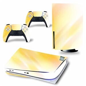 WREXIL LEEWEE for PS5 Skin Disc Edition & Digital Edition Console and Controller Vinyl Cover Skins Wraps Scratch Resistant, Compatible 05797 No Foaming (Size : Disc Version)