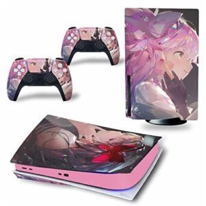 WREXIL LEEWEE for PS5 Skin Disc Edition & Digital Edition Console and Controller Vinyl Cover Skins Wraps Scratch Resistant, Compatible 44565 No Foaming (Size : Digital Edition)