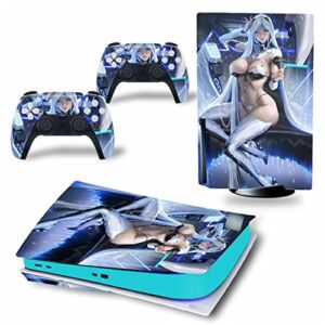 Top factory BUCEN for PS5 Skin Disc Edition & Digital Edition Console and Controller Vinyl Cover Skins Wraps Scratch Resistant, Compatible with for PS5 350691 Anti Scratch (Size : Disc Version)