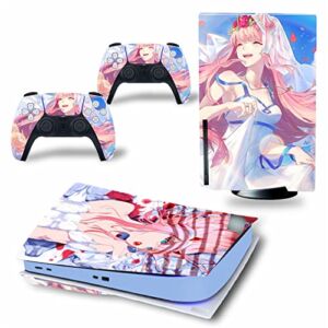 WREXIL LEEWEE for PS5 Skin Disc Edition & Digital Edition Console and Controller Vinyl Cover Skins Wraps Scratch Resistant, Compatible 05333 No Foaming (Size : Digital Edition)